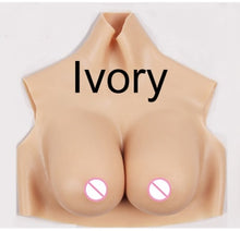 Load image into Gallery viewer, Eyung Silicone Breast Fake Boobs Crossdresser Silicone Breast Forms Meme Tits For Sissy Drag Queen Transgender Transsexual CDE