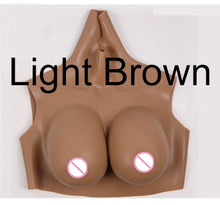 Load image into Gallery viewer, Eyung Silicone Breast Fake Boobs Crossdresser Silicone Breast Forms Meme Tits For Sissy Drag Queen Transgender Transsexual CDE