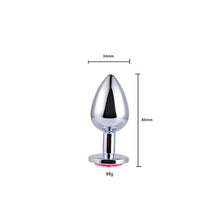 Load image into Gallery viewer, Anal Plug Sex Toys Stainless Butt Plug With Jewelry Erotic Toy Mini Anal Plug Private Good for Men/Women/Gay Sex Shop