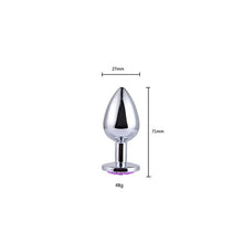 Load image into Gallery viewer, Anal Plug Sex Toys Stainless Butt Plug With Jewelry Erotic Toy Mini Anal Plug Private Good for Men/Women/Gay Sex Shop