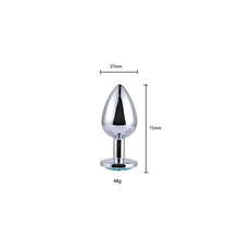 Load image into Gallery viewer, Anal Plug Sex Toys Stainless Butt Plug With Jewelry Erotic Toy Mini Anal Plug Private Good for Men/Women/Gay Sex Shop