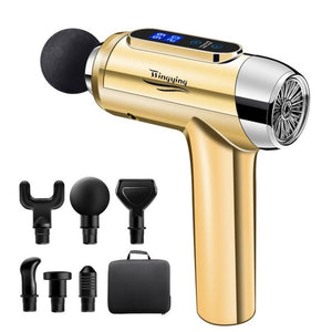 Massage Gun Muscle Relaxation Massager Vibration Fascial Gun Fitness Equipment Noise Reduction Design For Male Female