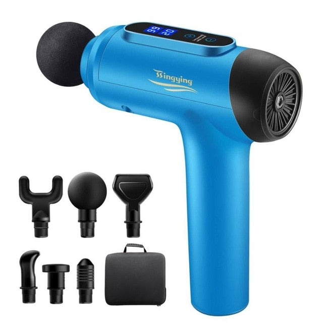 Massage Gun Muscle Relaxation Massager Vibration Fascial Gun Fitness Equipment Noise Reduction Design For Male Female